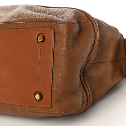 Celine Caflskin Bowling Bag Brown 8 of 14
