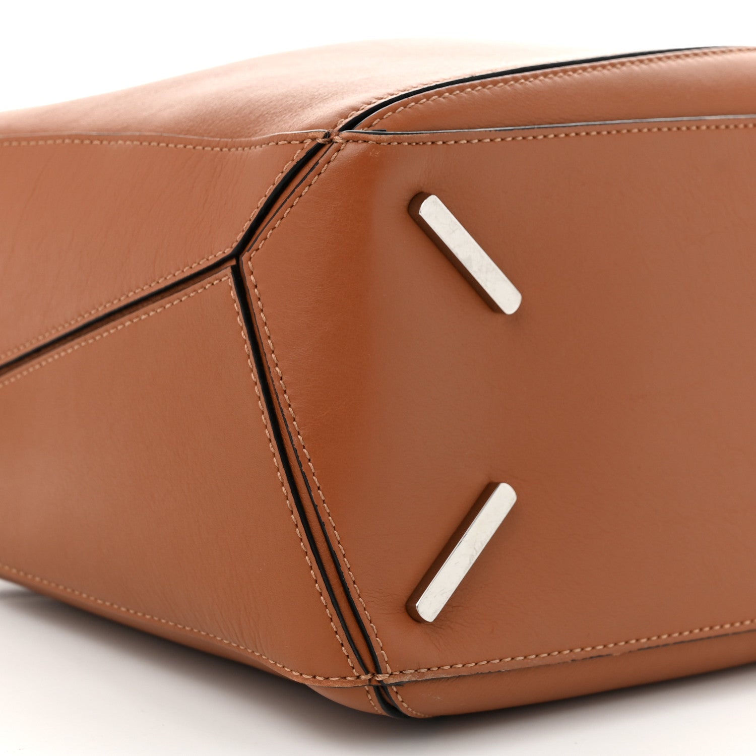 Loewe Calfskin Medium Puzzle Bag Tan 8 of 9