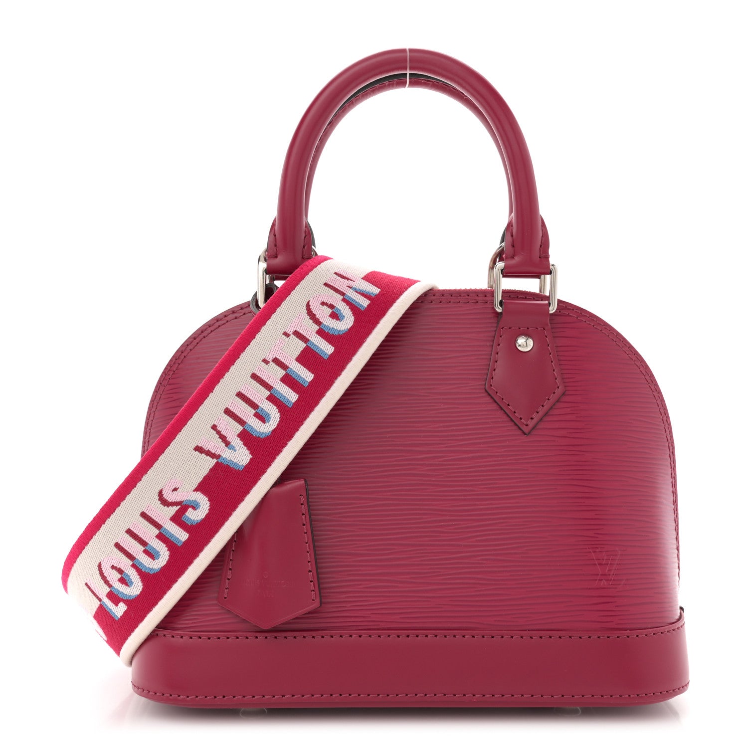 Louis Vuitton Epi Jacquard Alma BB Raspberry 1 of 10