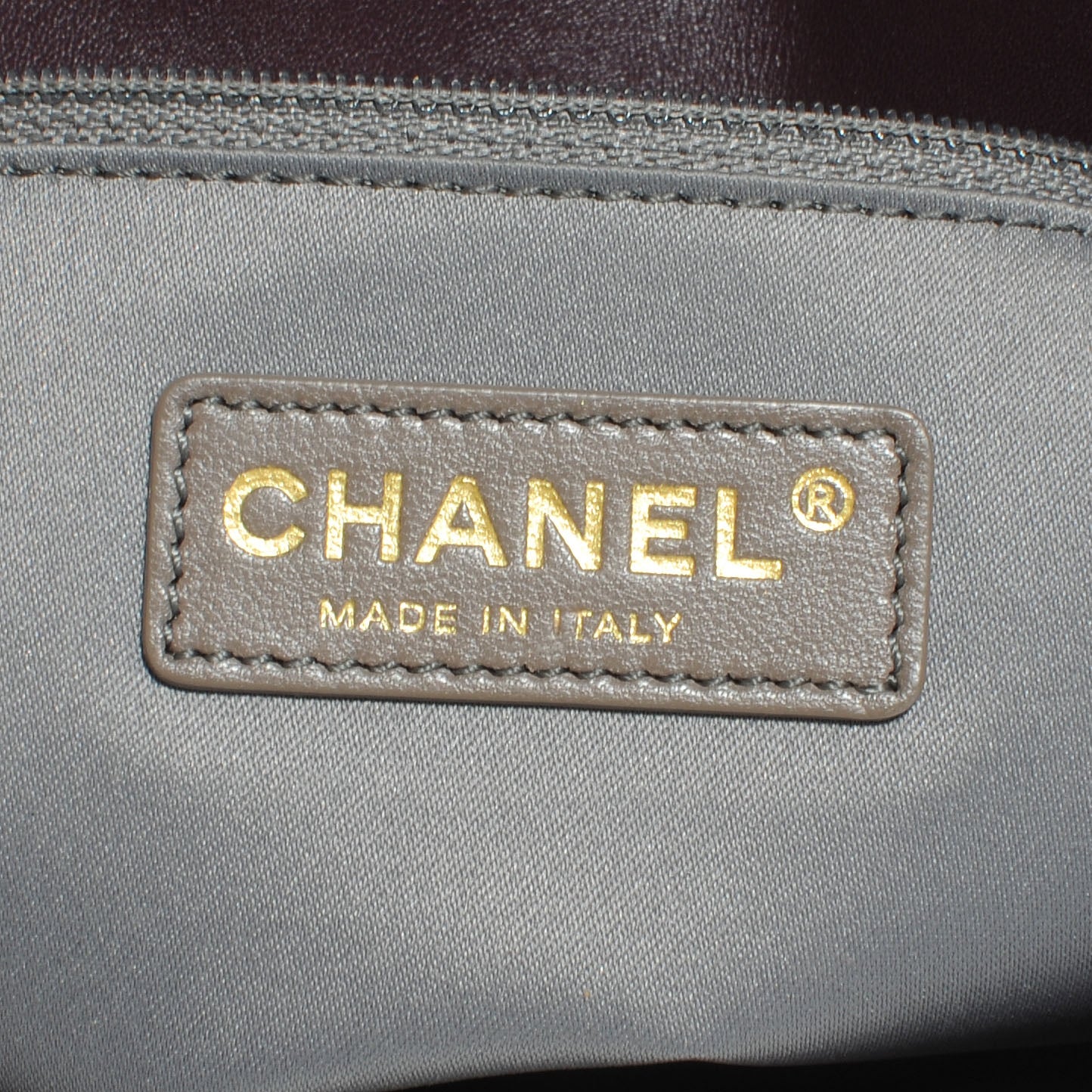 Chanel Calfskin Quilted Stitch Flap Plum 7 of 8