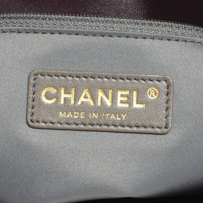 Chanel Calfskin Quilted Stitch Flap Plum 7 of 8