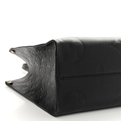 Louis Vuitton Empreinte Monogram Giant Onthego MM Black 8 of 9