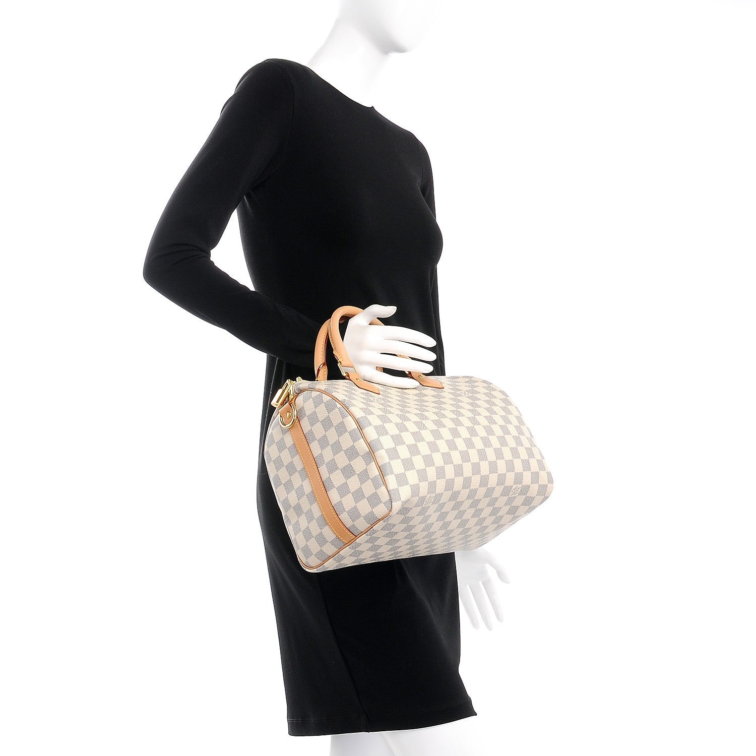 Louis Vuitton Damier Azur Speedy Bandouliere 30 3 of 11