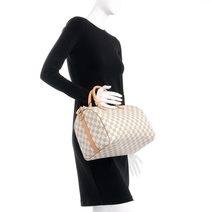 Louis Vuitton Damier Azur Speedy Bandouliere 30 3 of 11