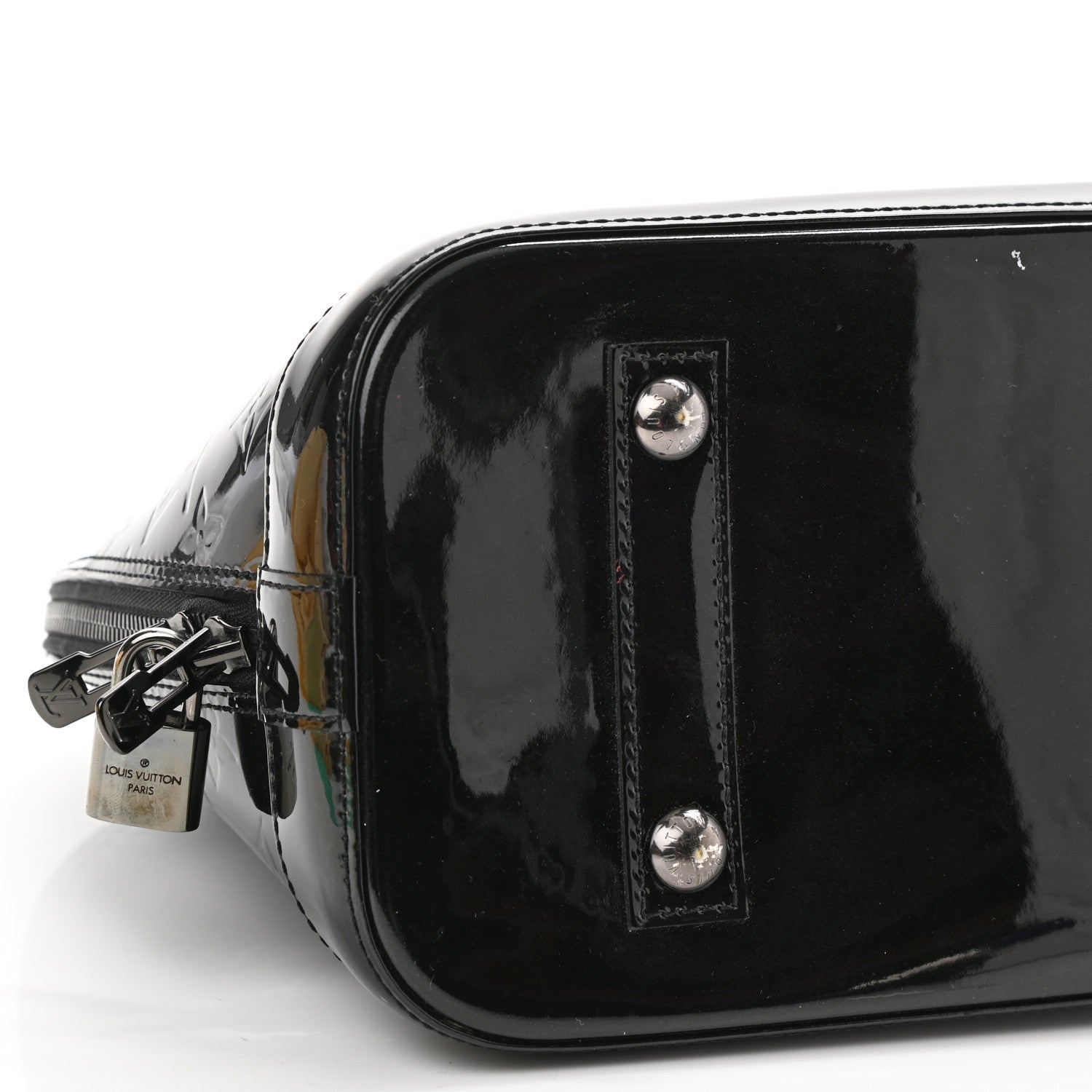 Louis Vuitton Vernis Alma PM Noir Magnetique 10 of 13