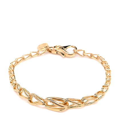 John Hardy 18 Karat Yellow Gold Bamboo Graduated Link Bracelet 1 of 5