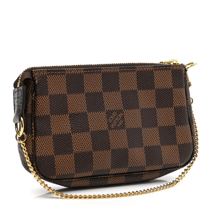 Louis Vuitton Damier Ebene Mini Pochette Accessories 3 of 7