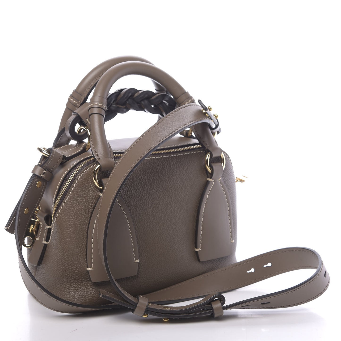 Calfskin Small Daria Army Green