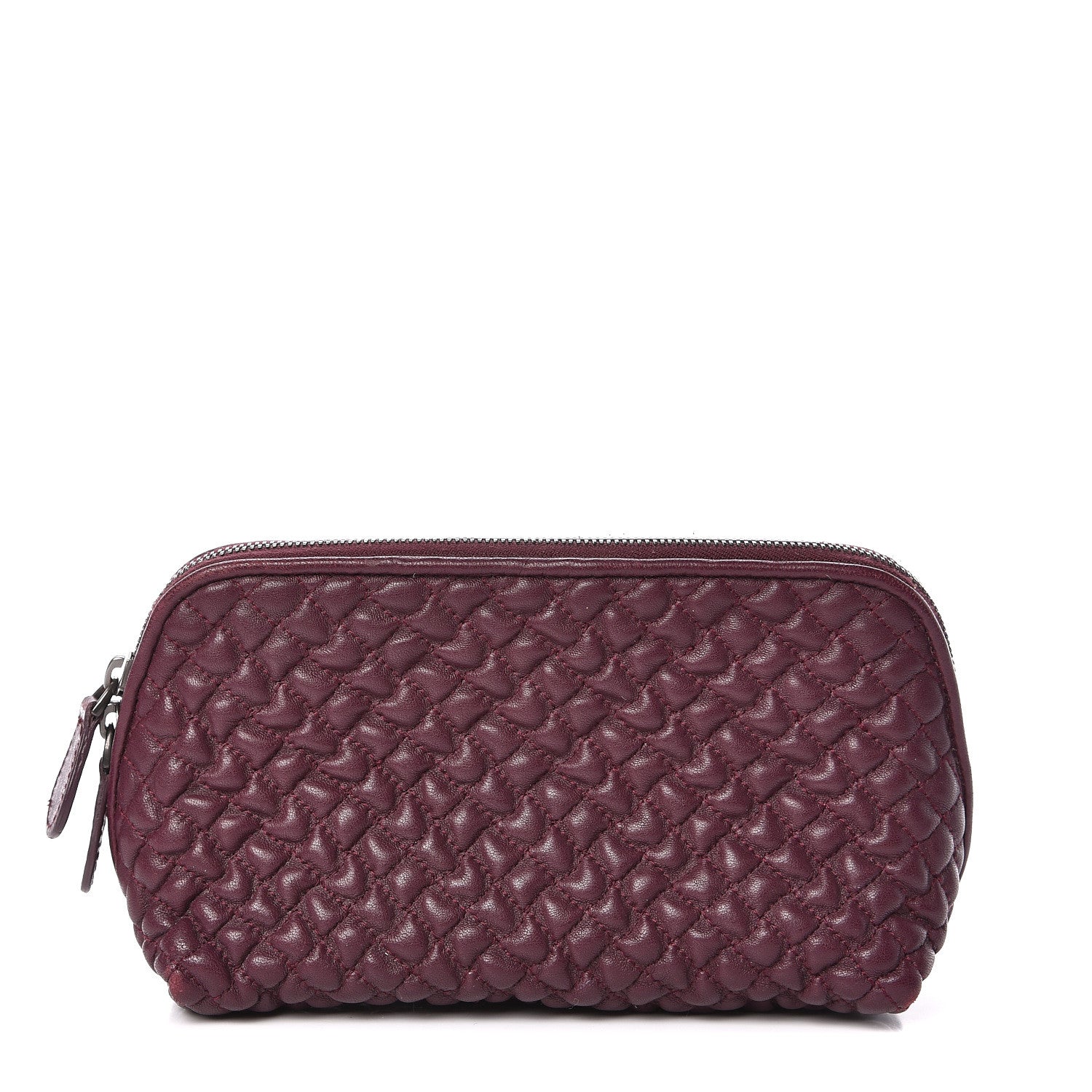 Bottega Veneta Nappa Bubble Quilted Cosmetic Pouch Opera 1 of 7