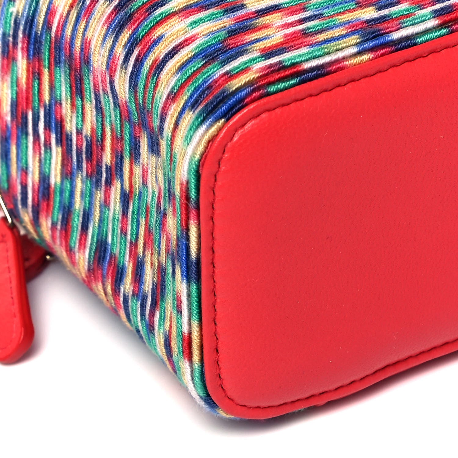 Chanel Embroidered Thread Mini Vanity With Chain Multicolor 7 of 8