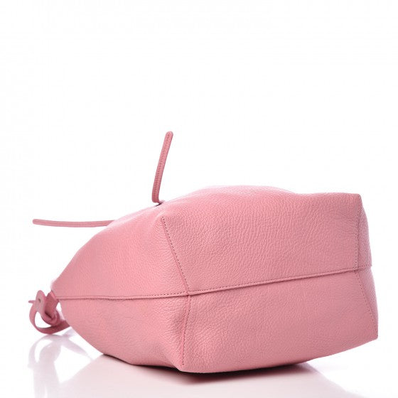 Mansur Gavriel Tumbled Calfskin Bucket Bag Blush 5 of 13
