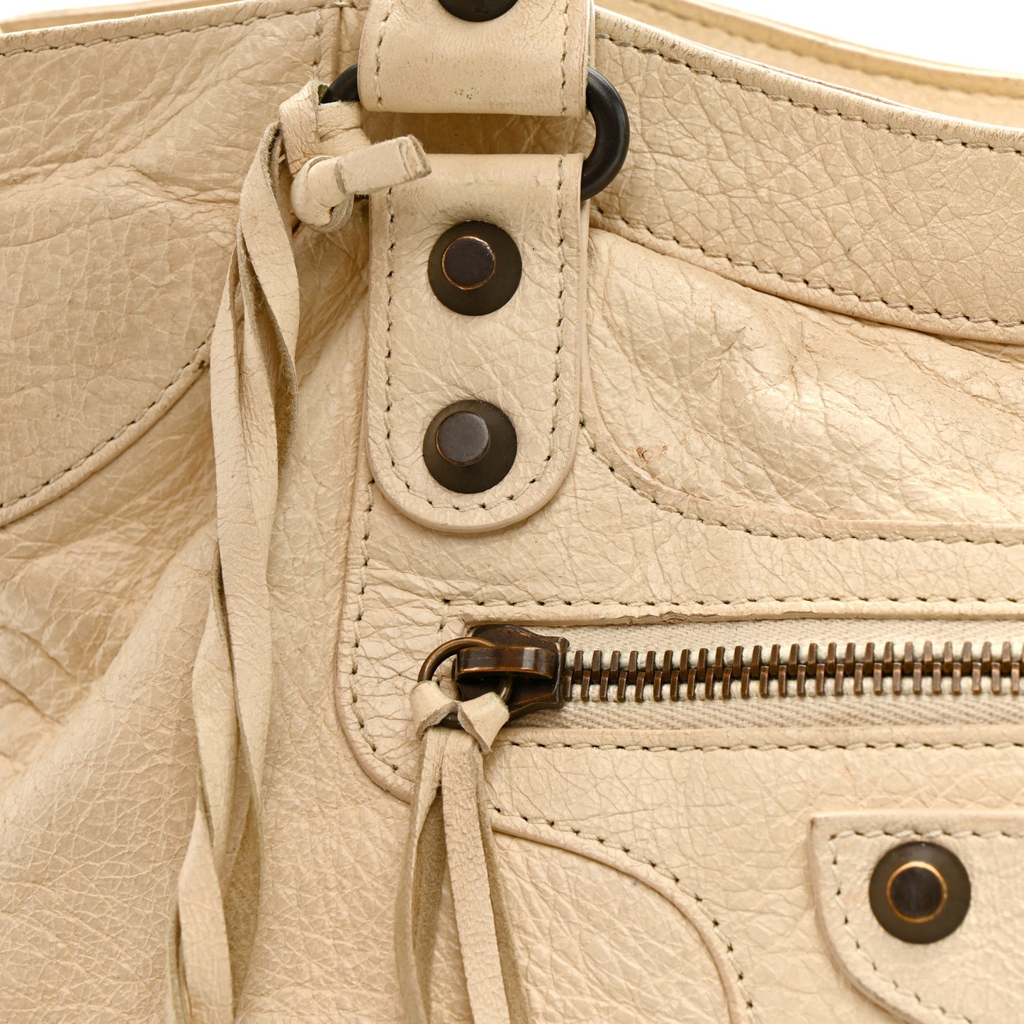 Agneau Classic Hardware Velo Nacre