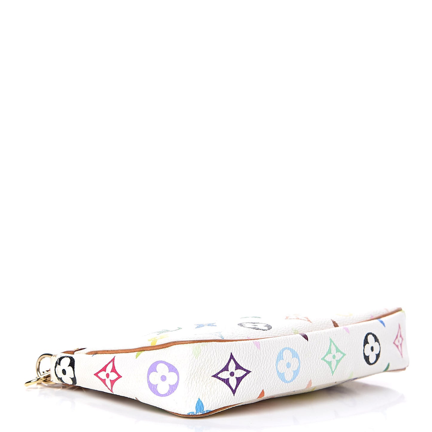 Monogram Multicolor Pochette Accessories White