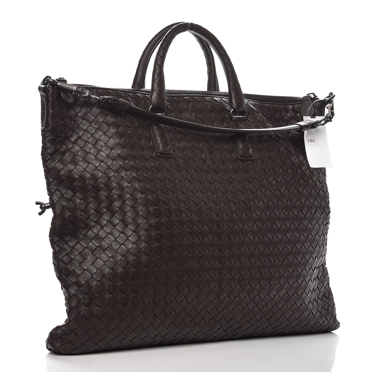 Bottega Veneta Nappa Intrecciato Medium Convertible Tote Ebano 3 of 8