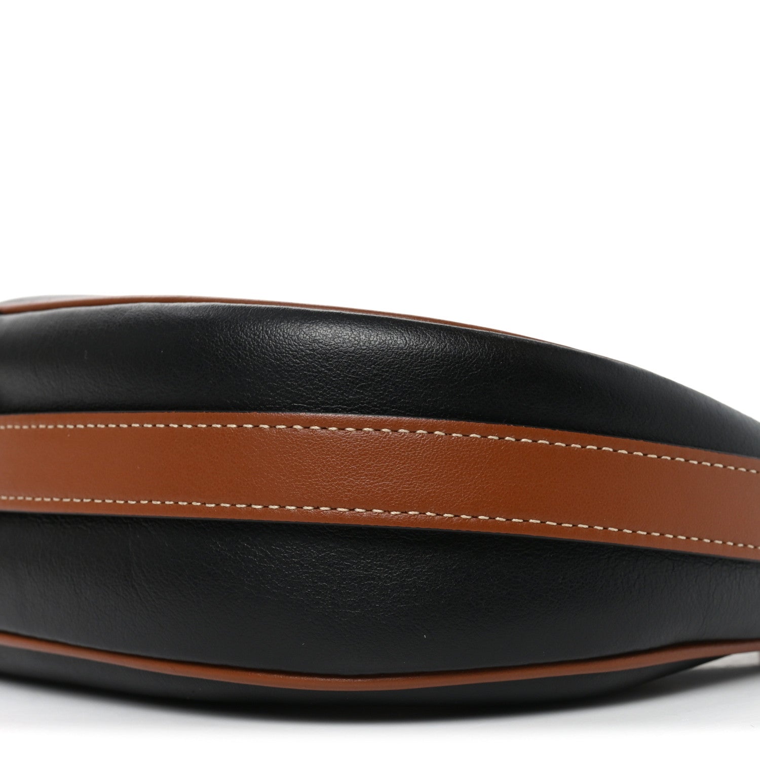 Celine Smooth Calfskin Medium Strap Ava Shoulder Bag Black Tan 9 of 9