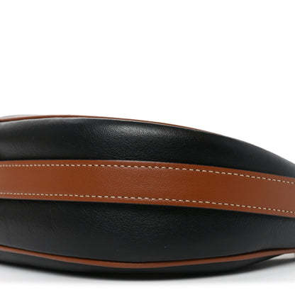Celine Smooth Calfskin Medium Strap Ava Shoulder Bag Black Tan 9 of 9