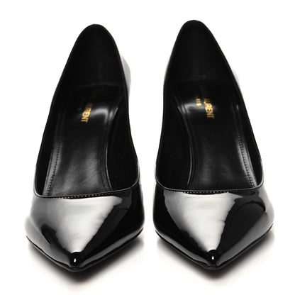 Saint Laurent Patent Calfskin Zoe 85 Pump 40 Black 2 of 9