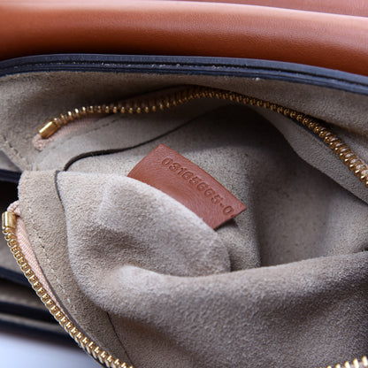 Chloe Suede Calfskin Medium Faye Shoulder Bag Tobacco 9 of 15