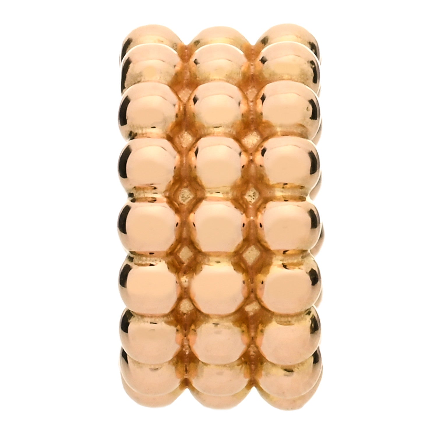 Van Cleef & Arpels 18K Rose Gold Perlee 3-Row Pendant 1 of 4