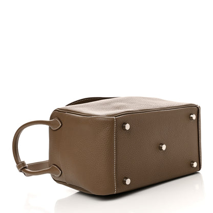 Hermes Taurillon Clemence Lindy 26 Etoupe 4 of 11