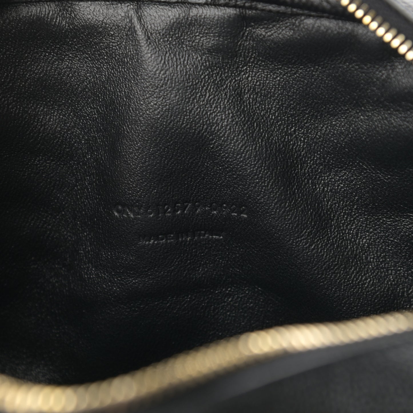 Grain De Poudre Matelasse Monogram Mini Lou Camera Bag Black