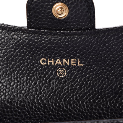 Chanel Caviar Quilted Flap Card Holder Black 6 of 9