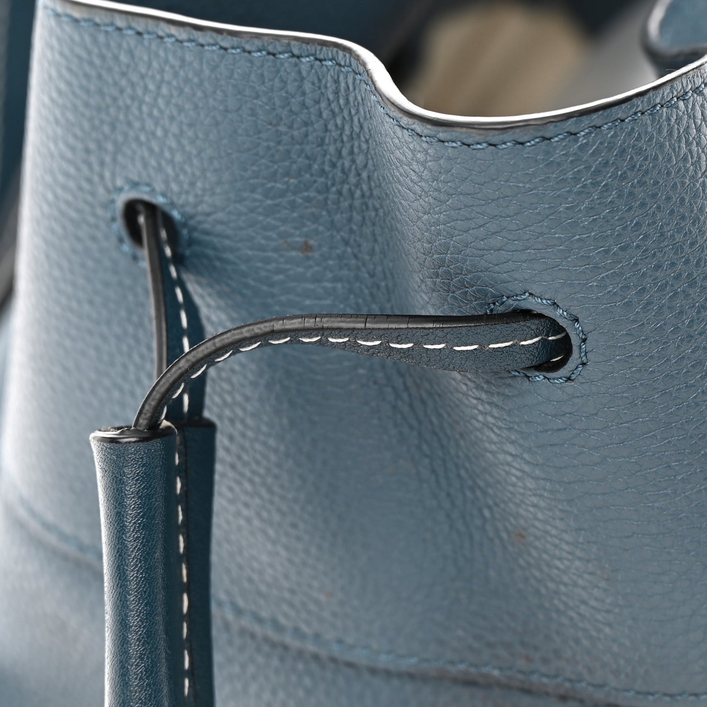 Calfskin Small Hammock Shoulder Bag Marine