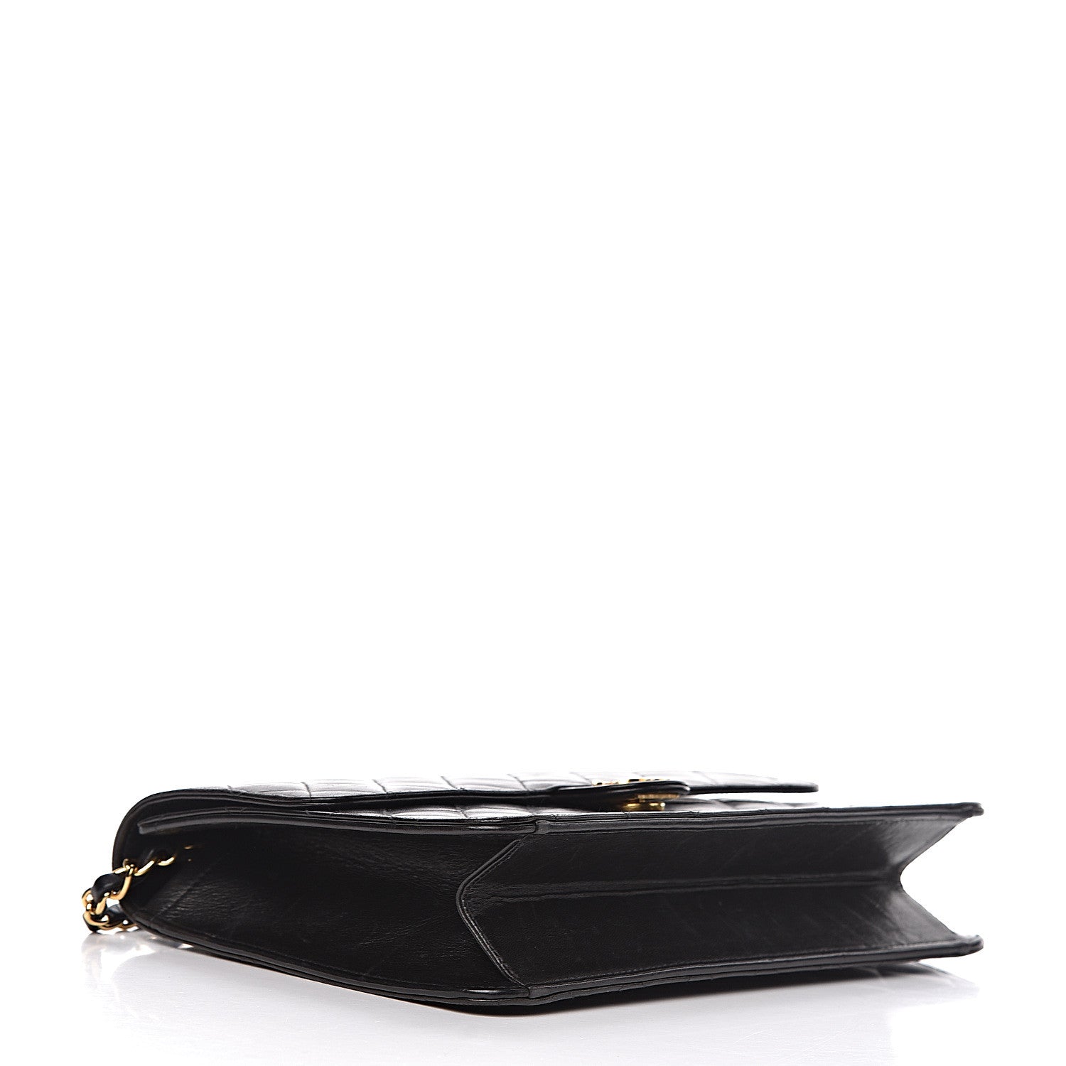Chanel Lambskin Quilted Medium Single Flap Black 4 of 21