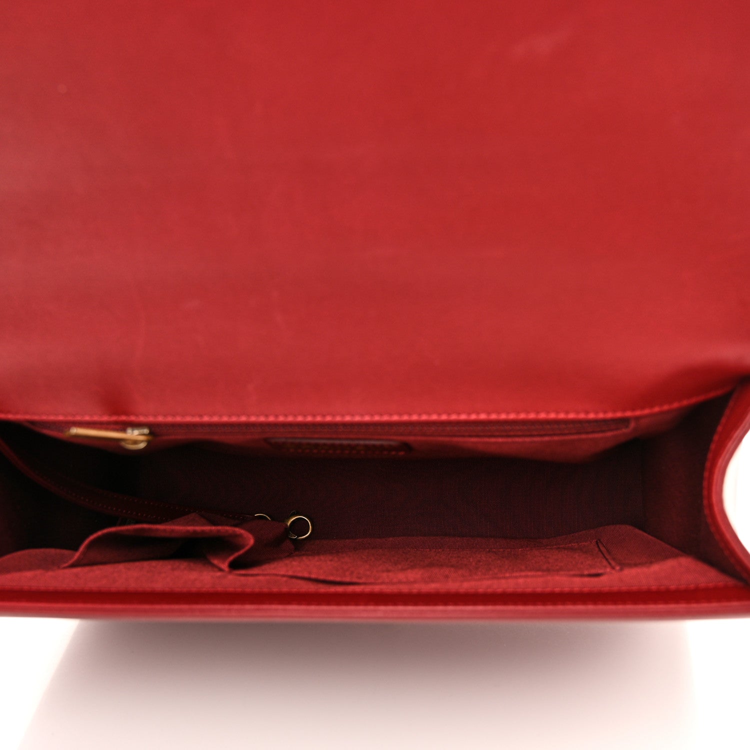 Chanel Lambskin Quilted Large Boy Flap Red 5 of 10