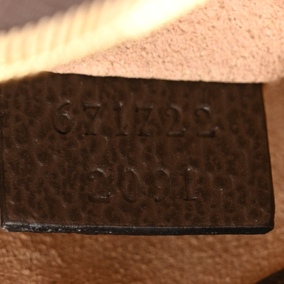 GG Supreme Monogram Web Ophidia Key Case Beige New Acero