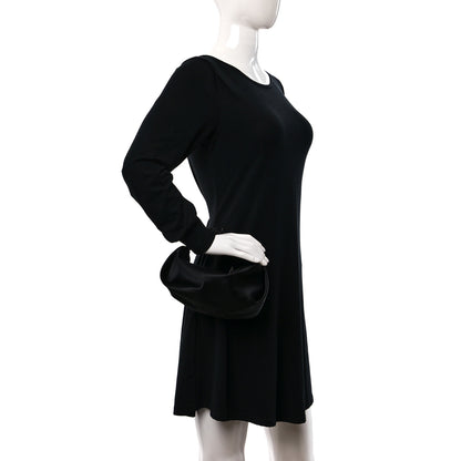 Alexander Wang Satin Mini Scrunchie Bag Black 2 of 11