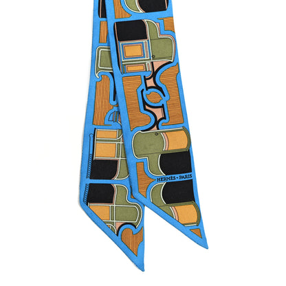 Hermes Silk Les Coupes Twilly 2 of 4