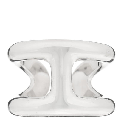 Hermes Sterling Silver PM Osmose Ring 55 7.25 1 of 5