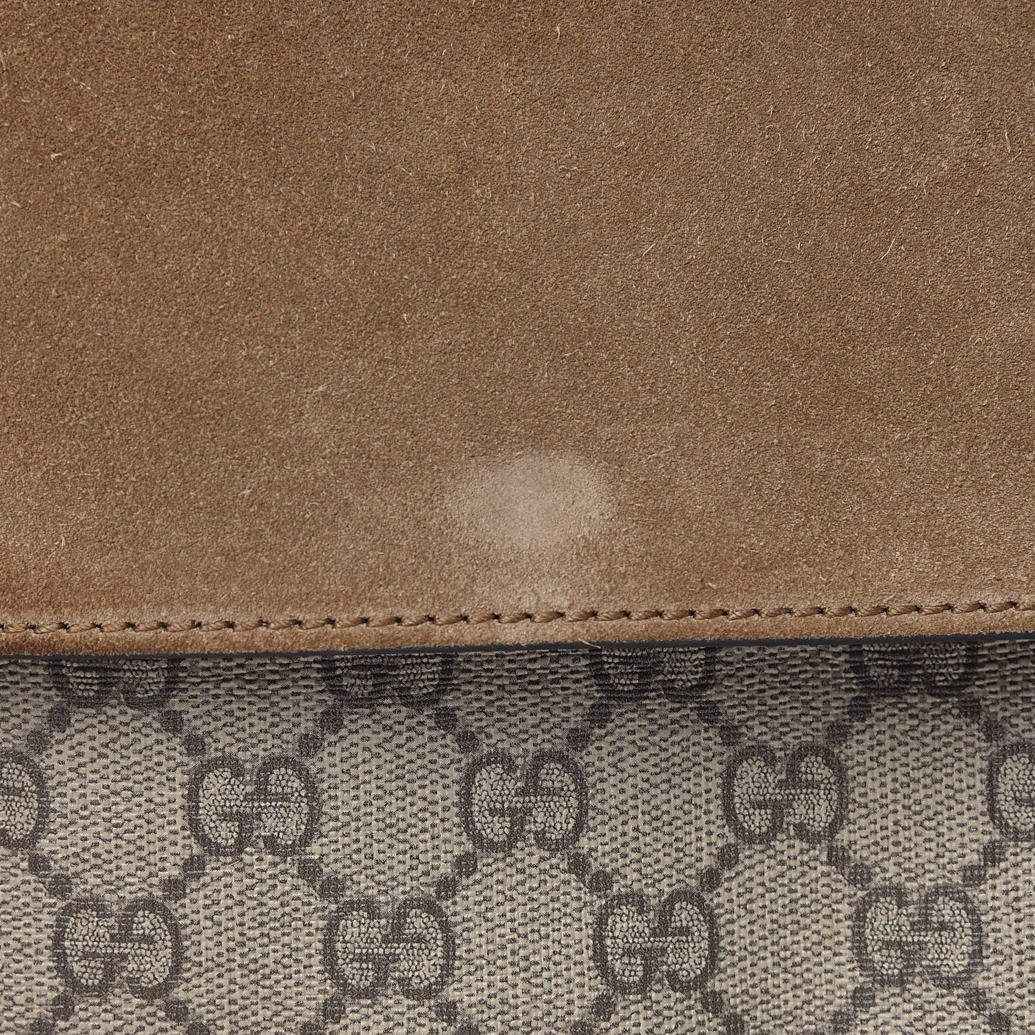 Gucci GG Supreme Monogram Medium Dionysus Shoulder Bag Taupe 15 of 16