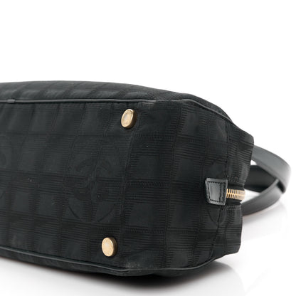 Chanel Nylon Travel Bowler Black 10 of 10