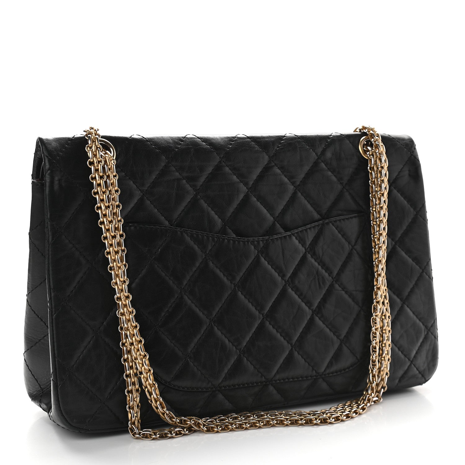 Chanel Aged Calfskin Quilted 2.55 Reissue 227 Flap Black 2 of 8