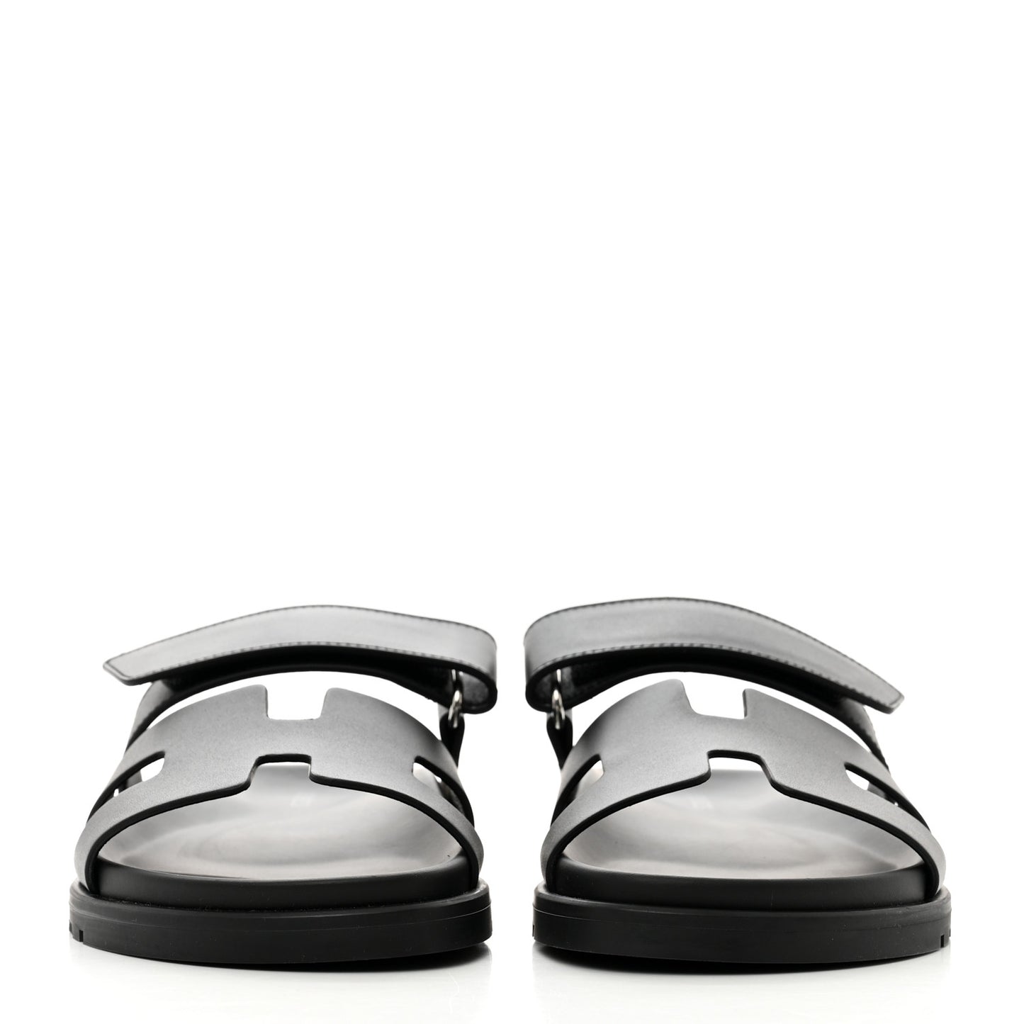 Calfskin Womens Chypre Sandals 35.5 Black