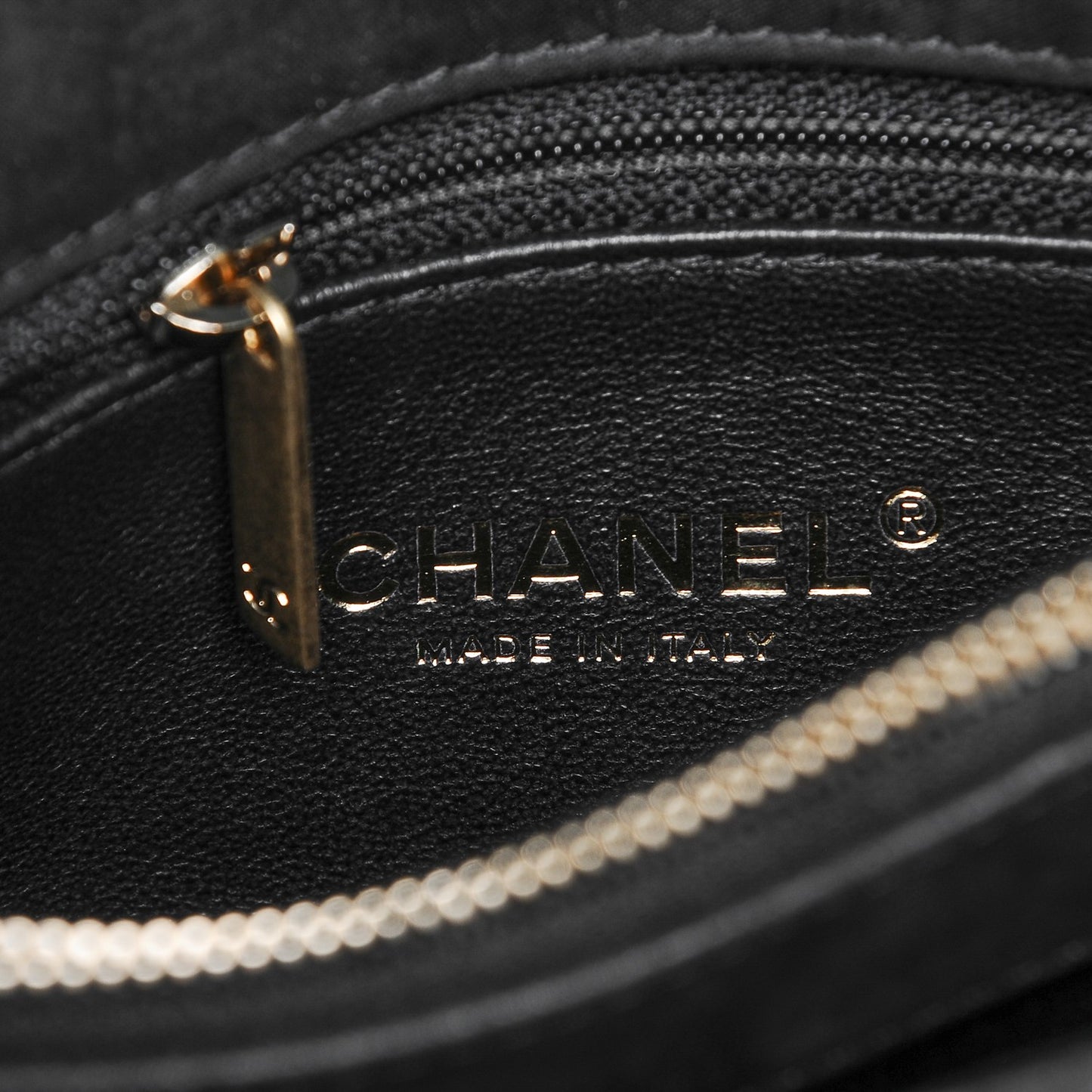 Iridescent Calfskin Python Patchwork Chevron Small Flap Black