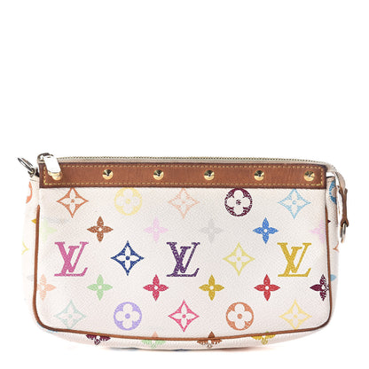 Louis Vuitton Monogram Multicolor Pochette Accessories White 1 of 7