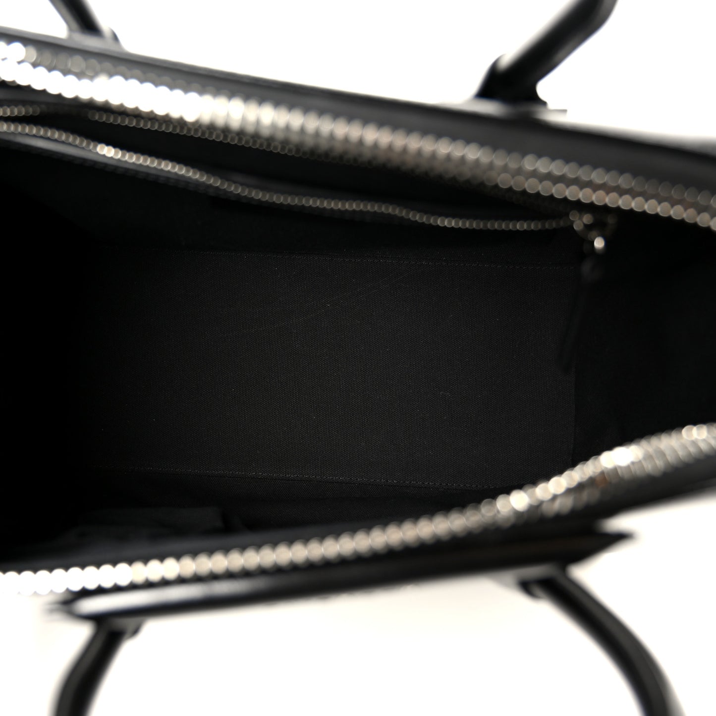 Shiny Lord Calfskin Medium Antigona Black
