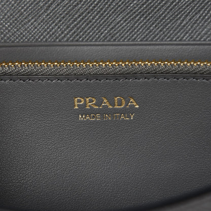 Prada Saffiano Greche Flap Continental Wallet Marmo Astrale 7 of 16
