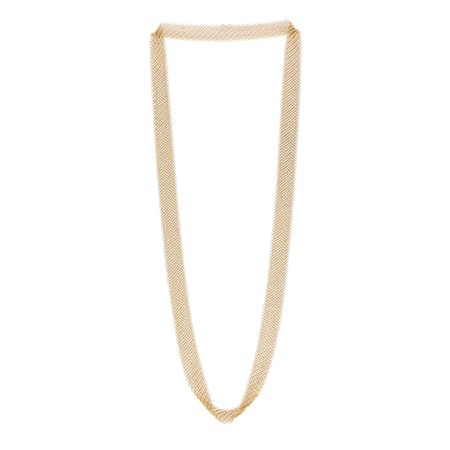 18K Yellow Gold Elsa Peretti Mesh Necklace
