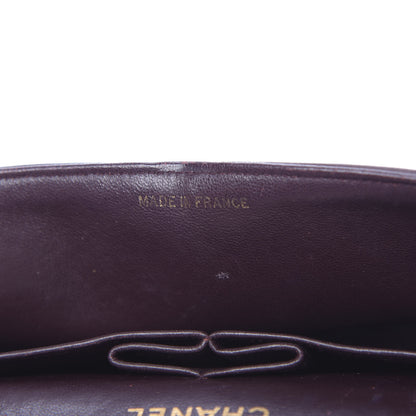 Chanel Lambskin Quilted Small Double Flap Burgundy 7 of 13