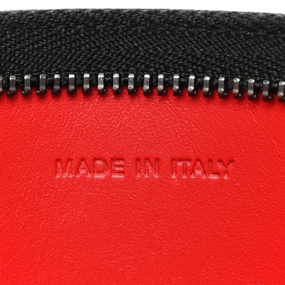Christian Louboutin Calfskin Spiked Medium Pouch Black 7 of 10