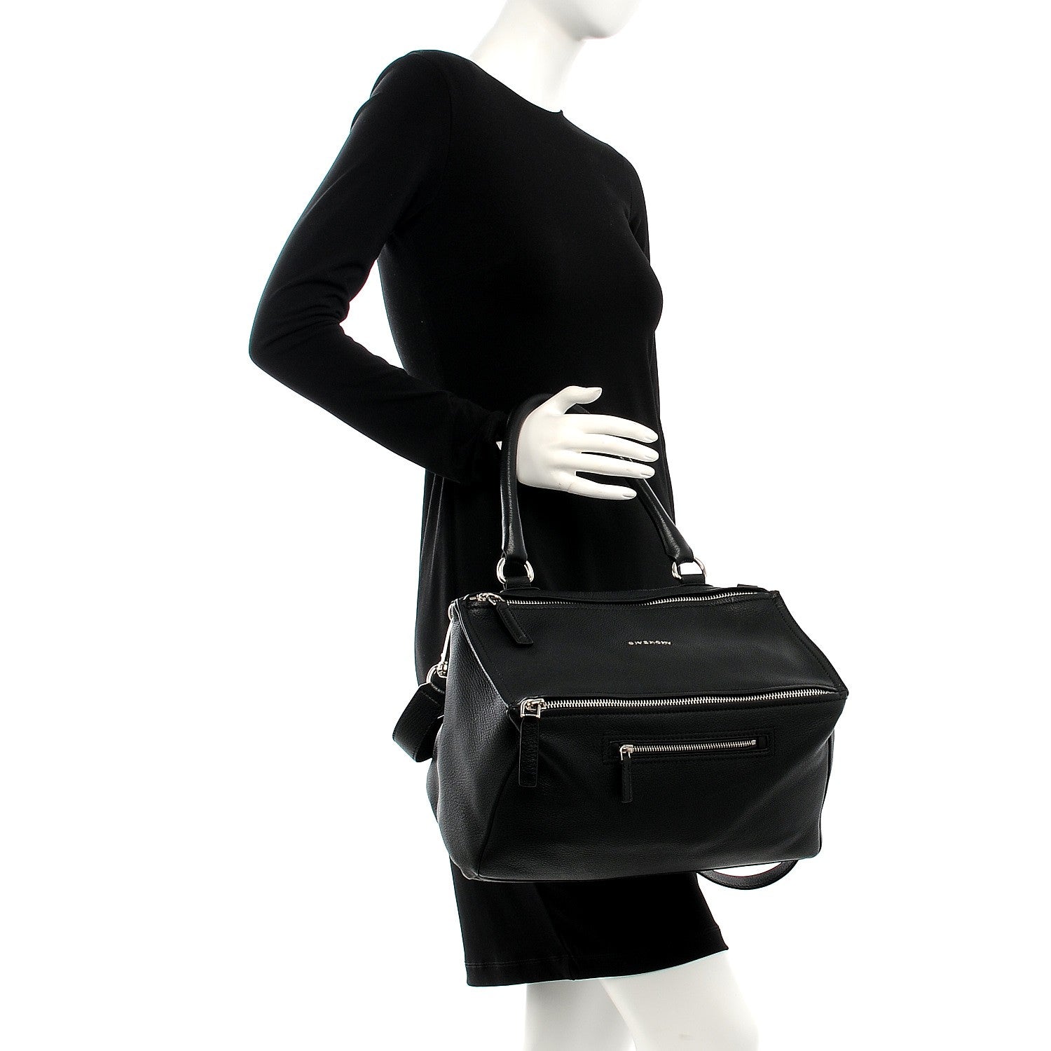 Givenchy Sugar Goatskin Medium Pandora Black 2 of 10