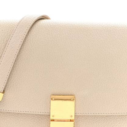 Celine Goatskin Medium Classic Box Flap Bag White 8 of 13