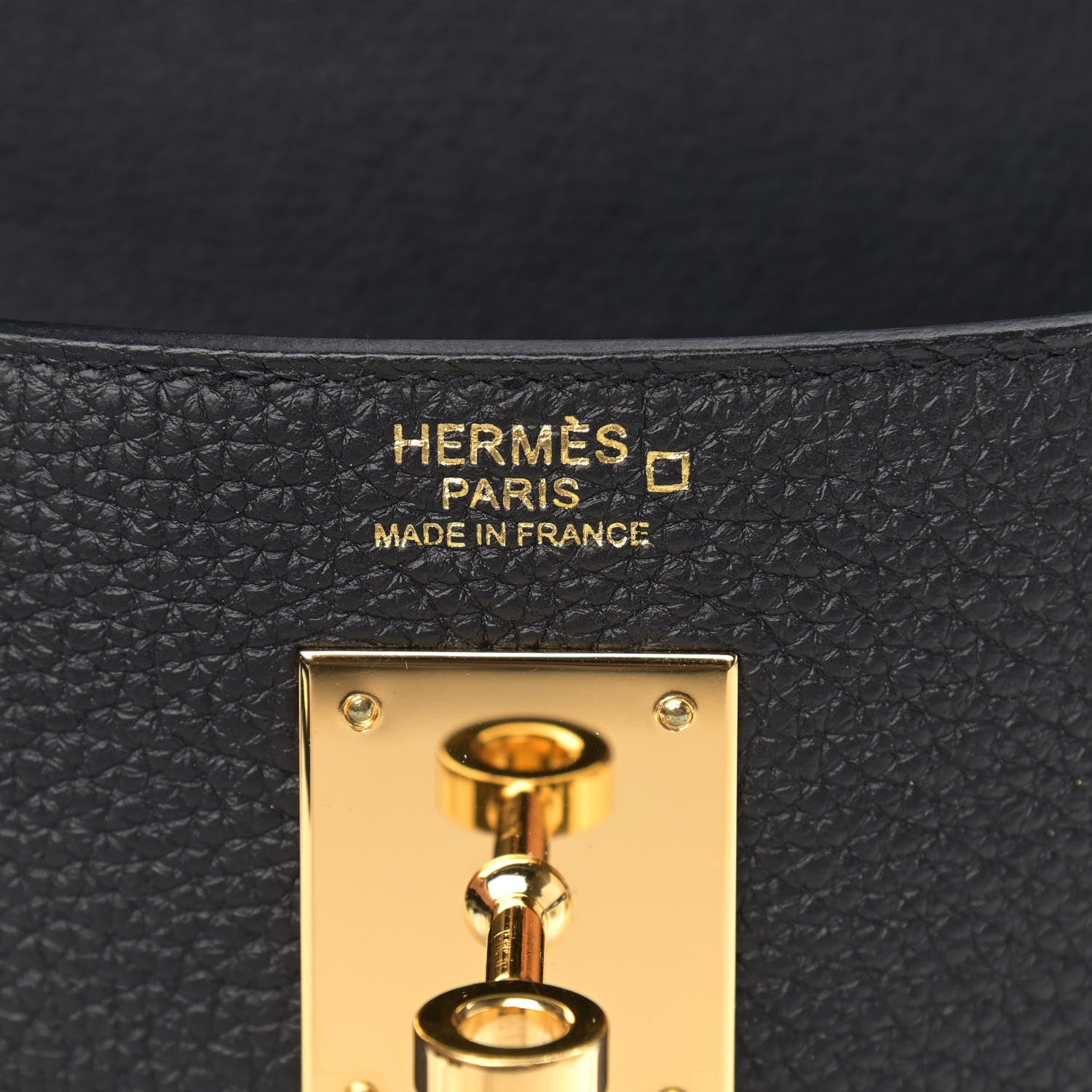 Hermes Togo Matte Alligator Kelly Retourne Touch 32 Black 6 of 10