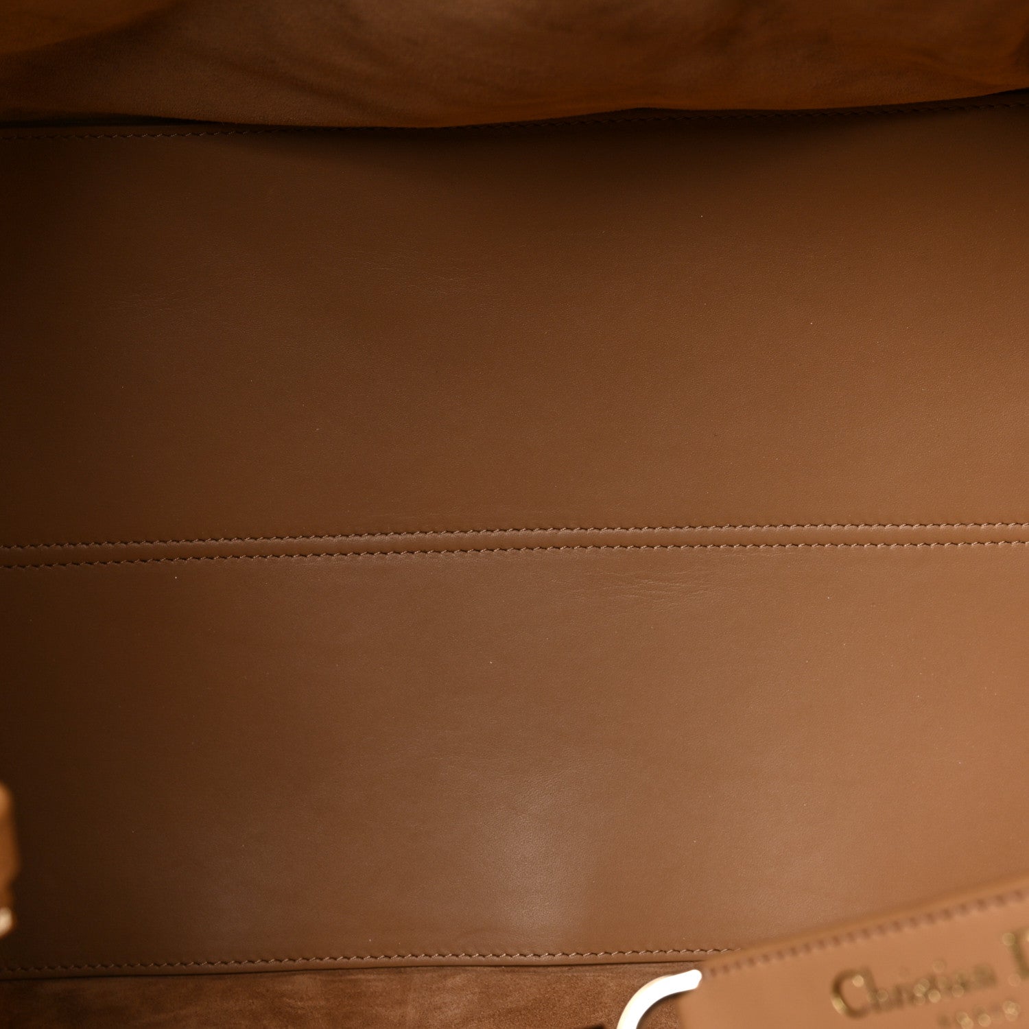 Christian Dior Calfskin Macrocannage Large Toujours Tan 5 of 8