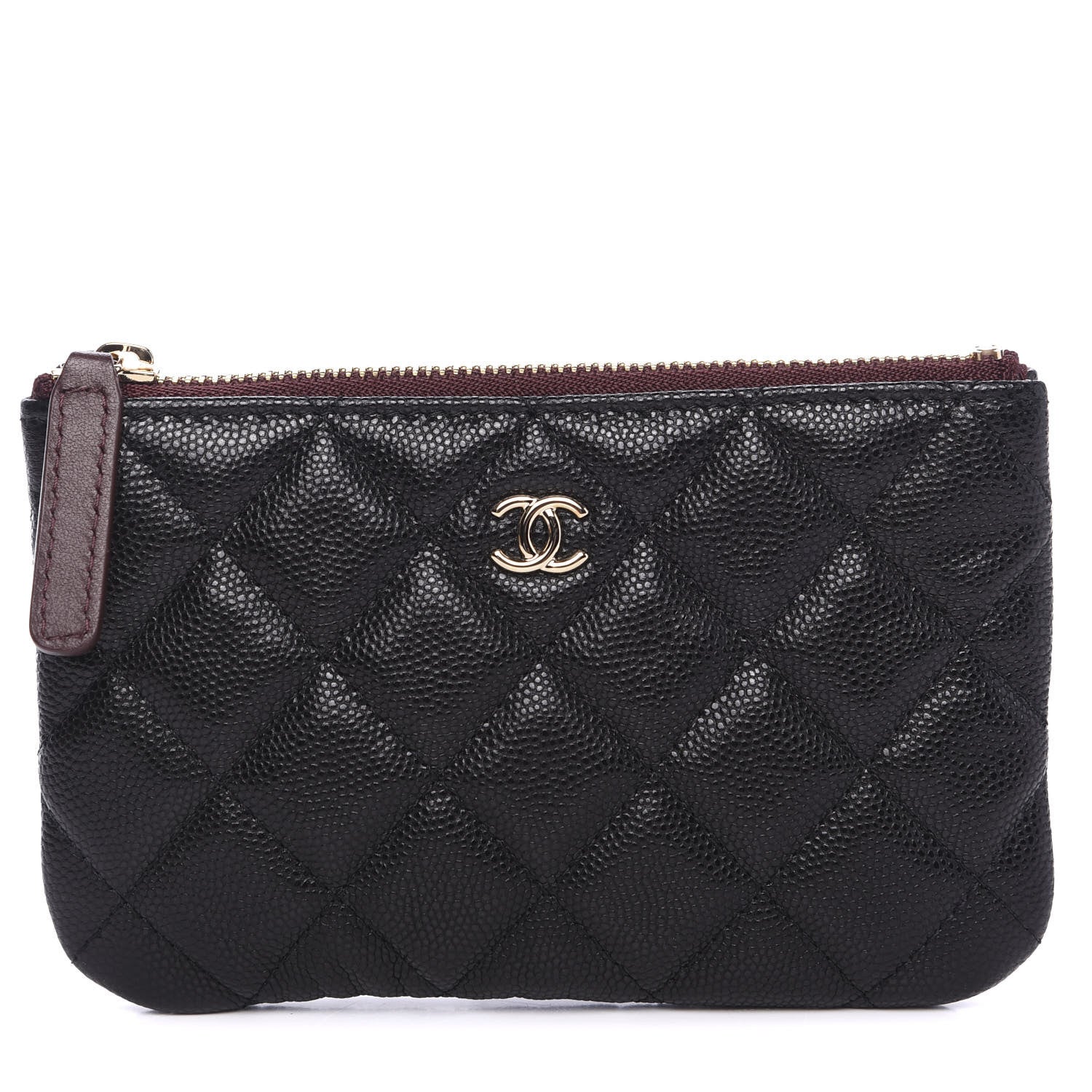 Chanel Caviar Quilted Small Cosmetic Case Black 1 of 7