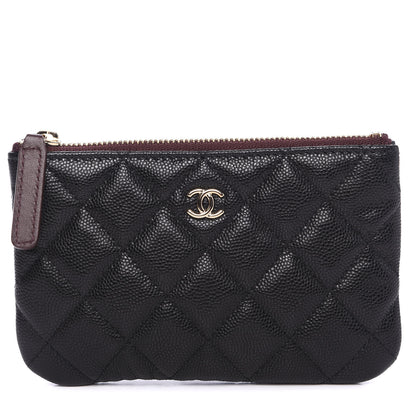 Chanel Caviar Quilted Small Cosmetic Case Black 1 of 7